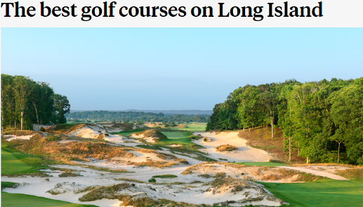 Luxury black car service to Long Island golf clubs